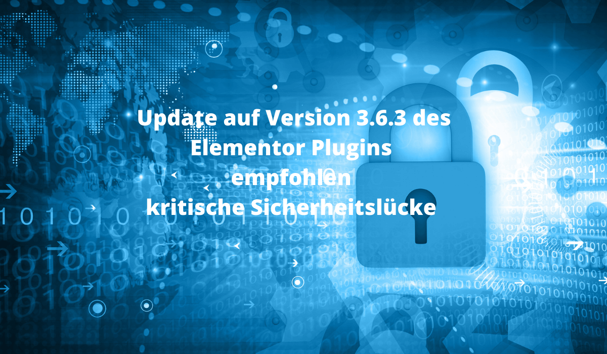 Update auf Version Elementor 3.6.3 empfohlen